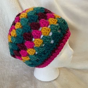 Beanie granny style crochet